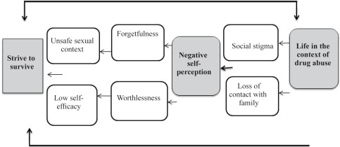 Figure 1. Sexual risk behavior in Iranian drug dependents women