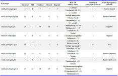 Supplementary Table 2. Detailed profile and the ploidy status of the embryos based on PGT-SR and their pregnancy outcome
